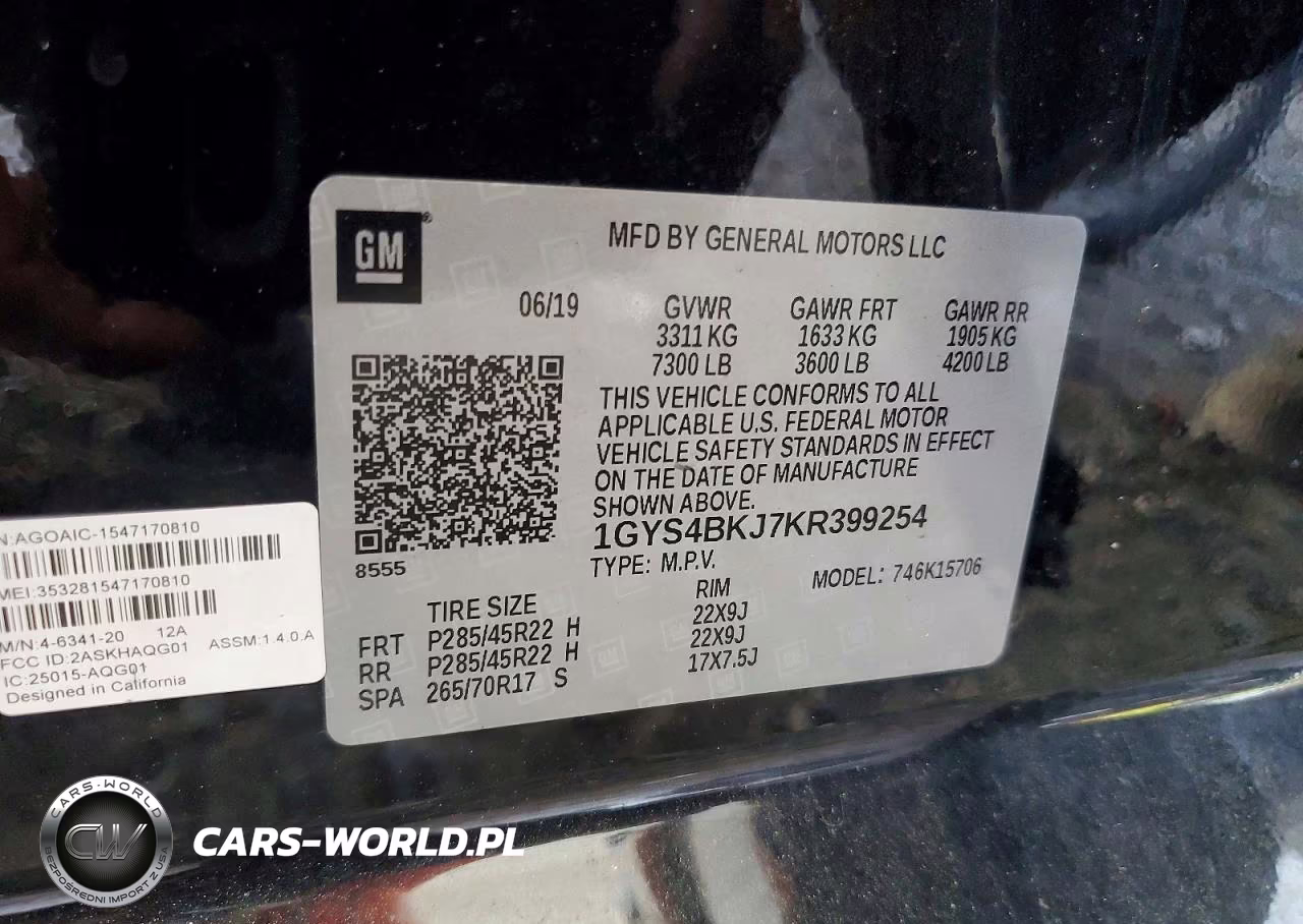 2019 Cadillac Escalade Luxury VIN:1GYS4BKJ7KR399254 - 13