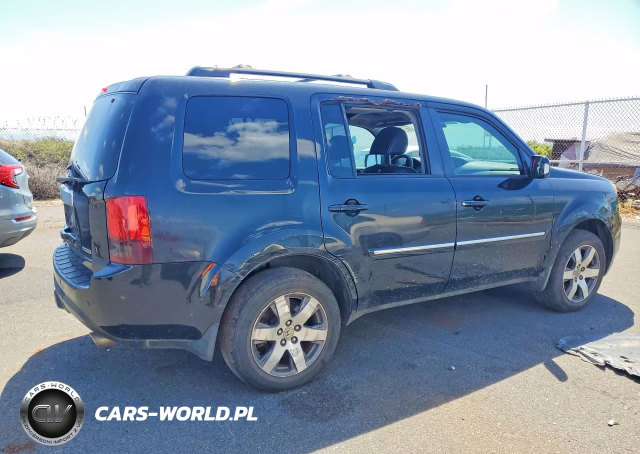 2014 Honda Pilot Touring VIN:5FNYF3H95EB018184 - 3