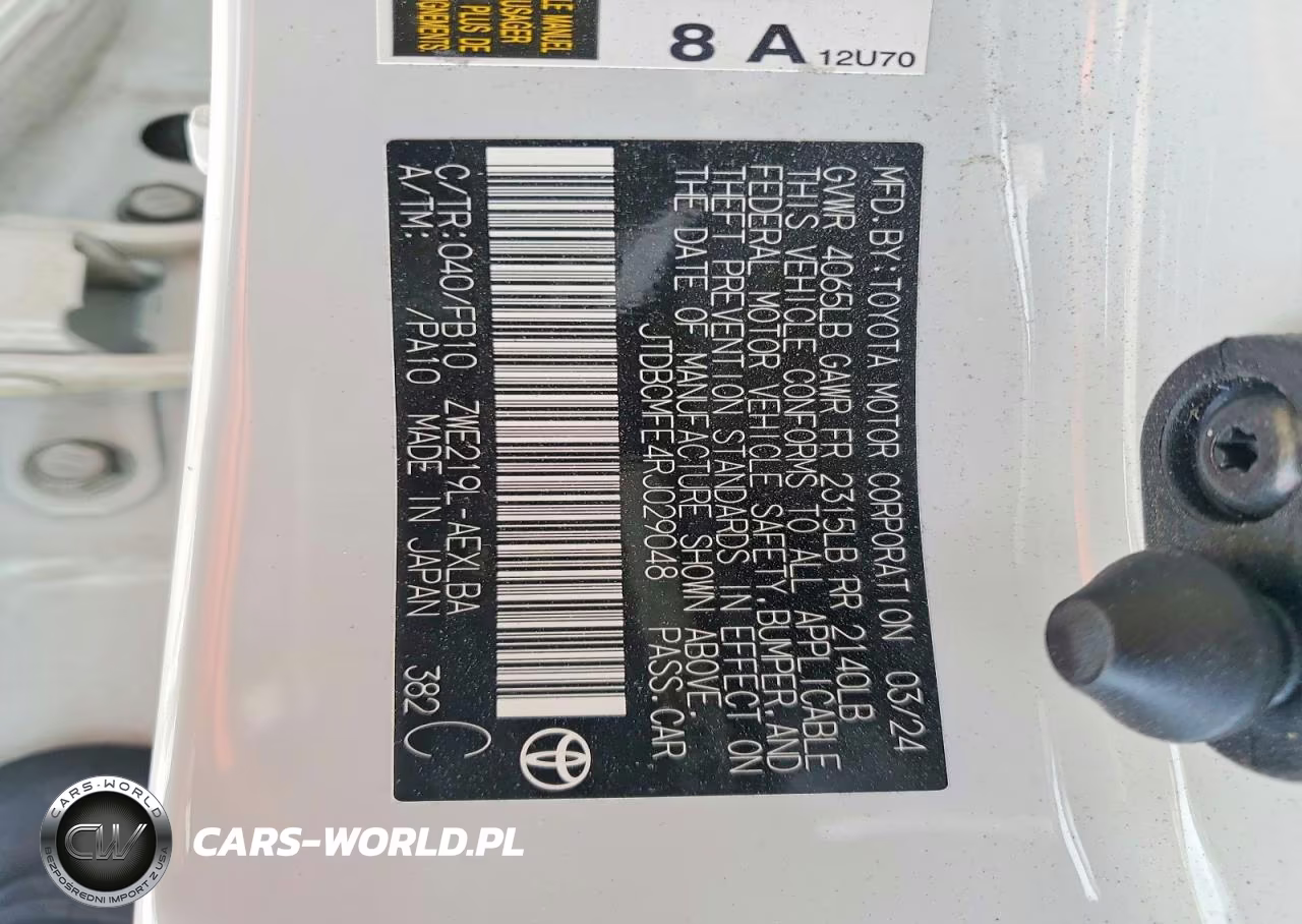 2024 Toyota Corolla Hybrid Le VIN:JTDBCMFE4RJ029048 - 12