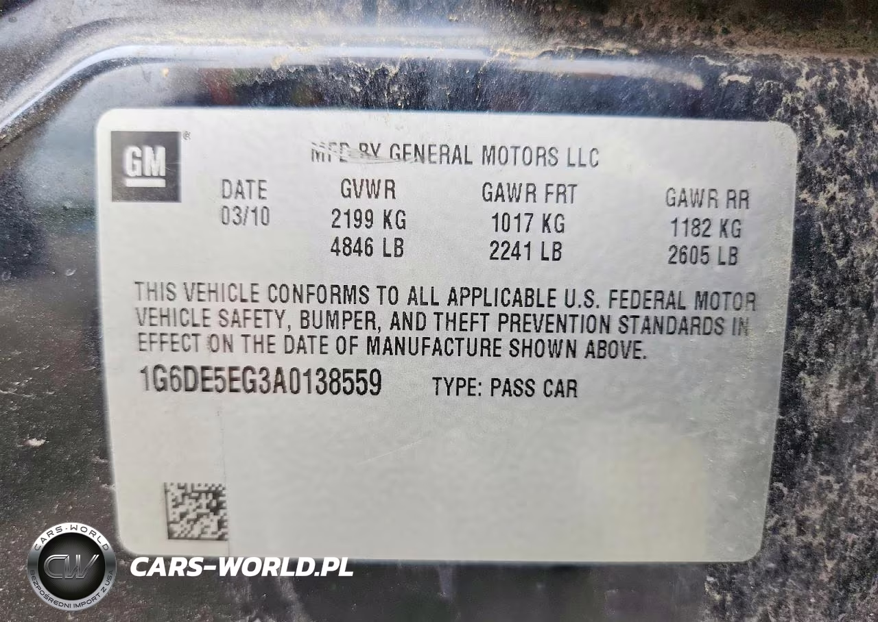 2010 Cadillac Cts Luxury Collection VIN:1G6DE5EG3A0138559 - 12