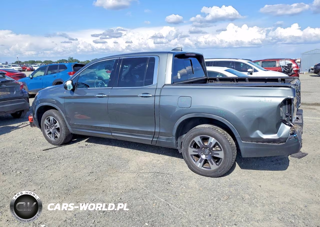 2017 Honda Ridgeline Rtl VIN:5FPYK3F72HB039714 - 2