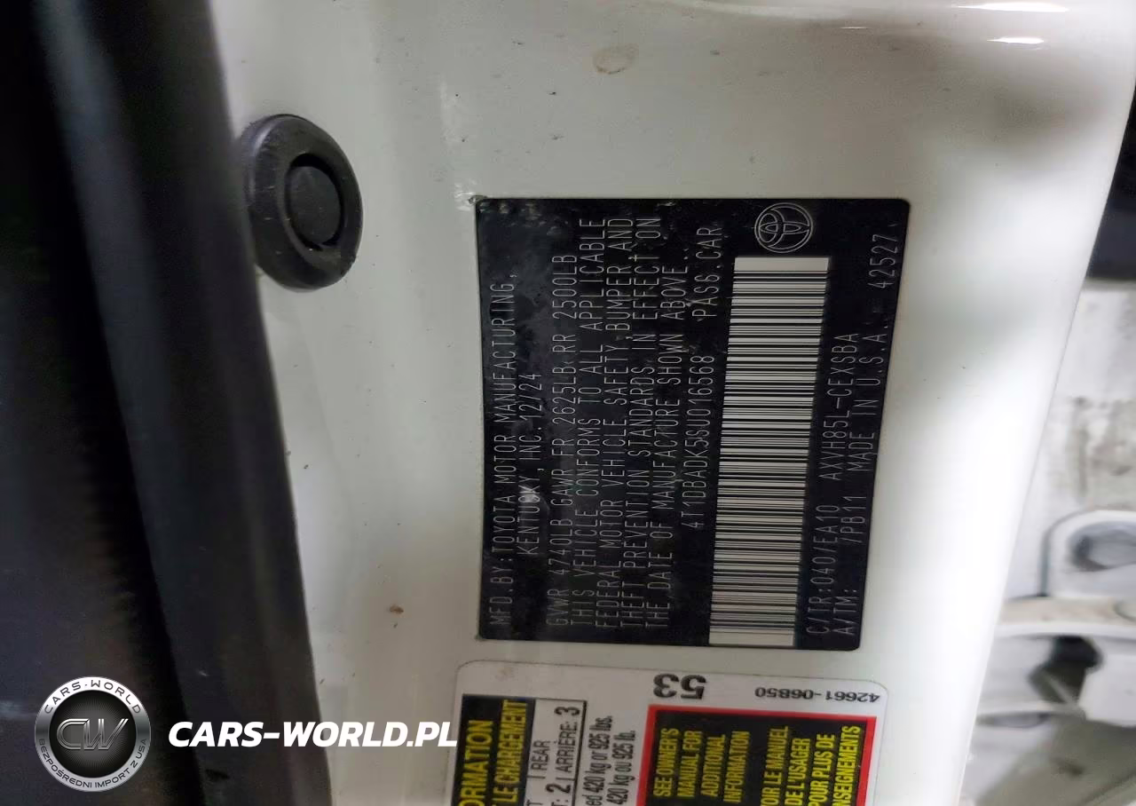 2025 Toyota Camry Se VIN:4T1DBADK5SU016568 - 12