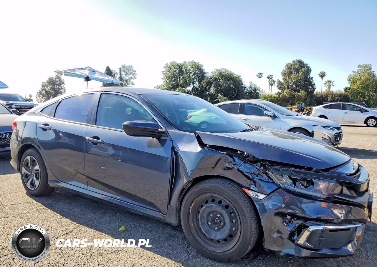 2019 Honda Civic Lx VIN:19XFC2F60KE206342 - 4