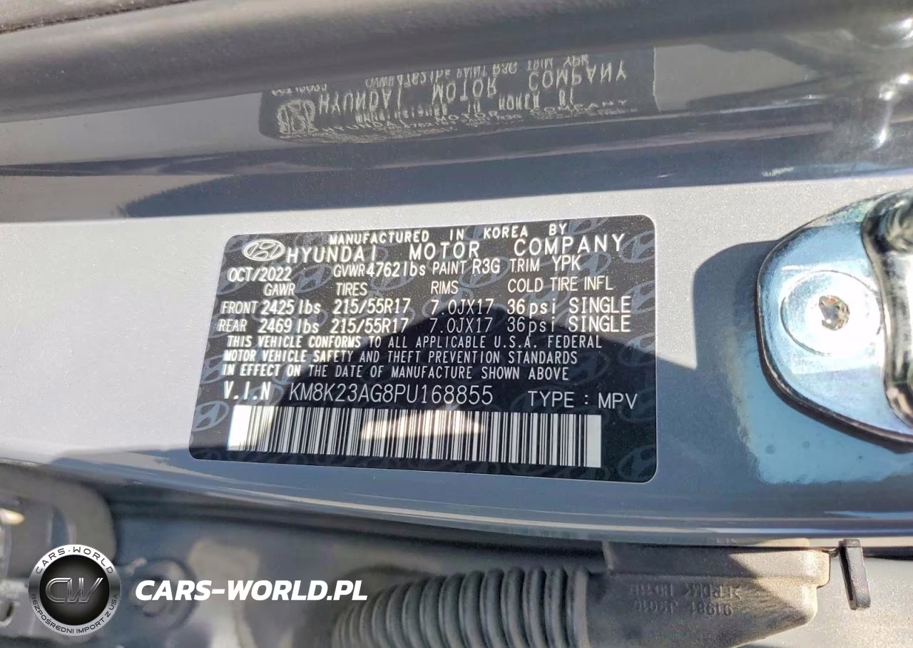 2023 Hyundai Kona Se VIN:KM8K23AG8PU168855 - 13