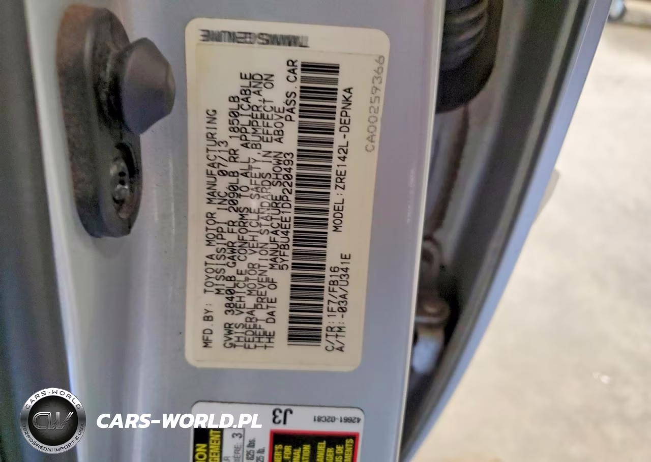 2013 Toyota Corolla Le VIN:5YFBU4EE1DP220493 - 13
