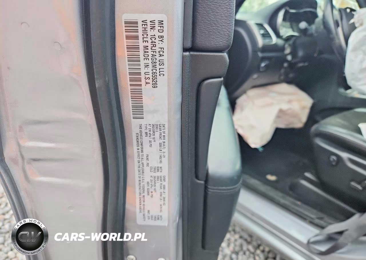 2021 Jeep Grand Cherokee Laredo VIN:1C4RJFAG8MC655269 - 12