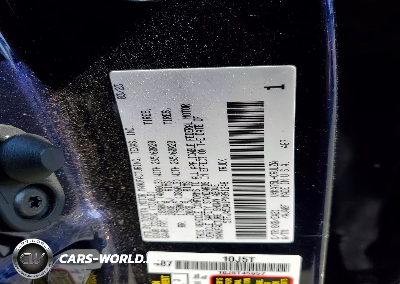 2023 Toyota Tundra Double Cab Limited VIN:5TFJA5DA1PX091248 - 13