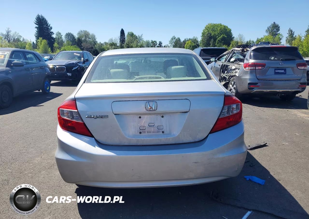 2012 Honda Civic Ex VIN:19XFB2F88CE345365 - 6