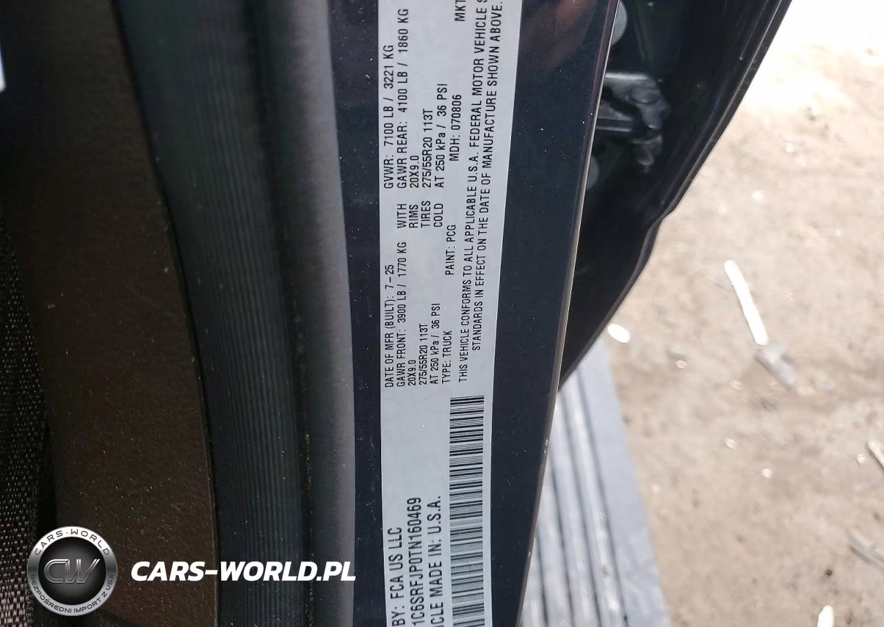 2026 Ram 1500 Laramie VIN:1C6SRFJP0TN160469 - 12