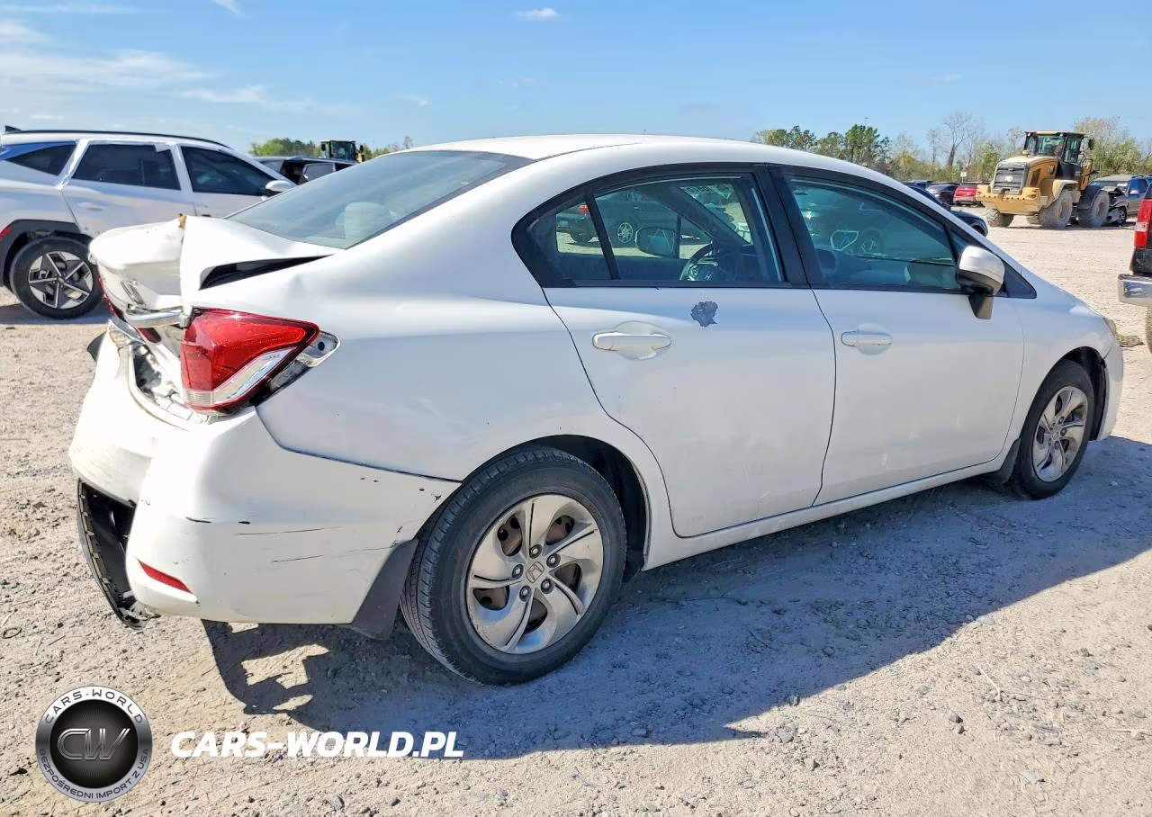 2014 Honda Civic Lx VIN:19XFB2F58EE035466 - 3