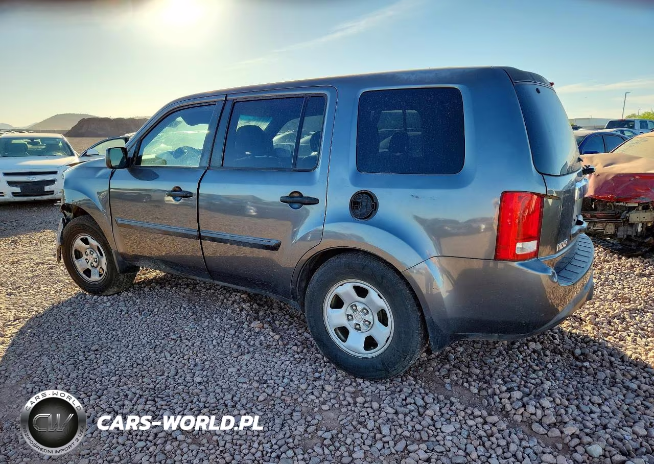 2013 Honda Pilot Lx VIN:5FNYF3H21DB026154 - 2