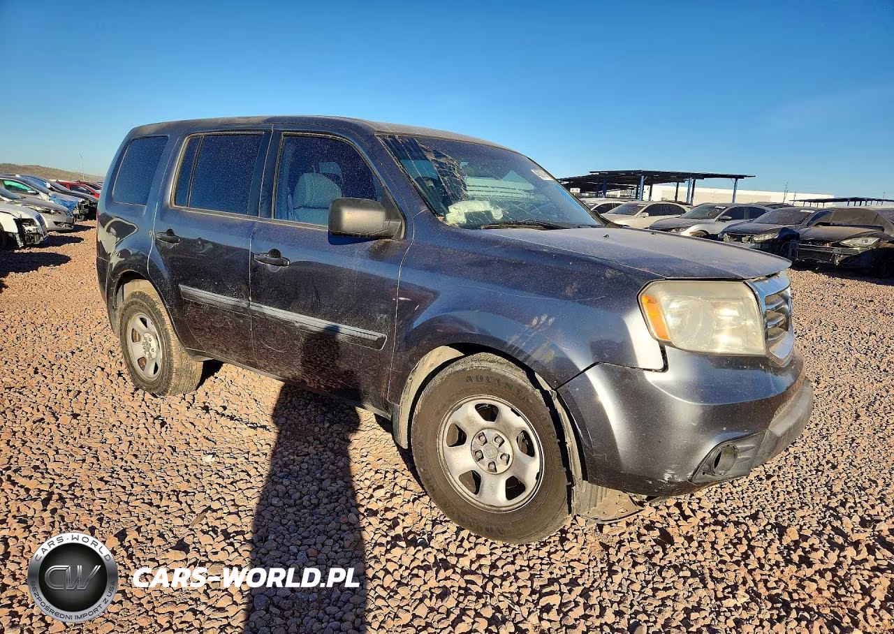 2013 Honda Pilot Lx VIN:5FNYF3H21DB026154 - 4