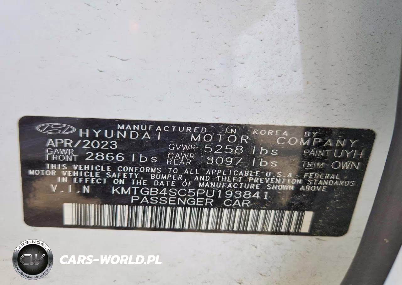 2023 Genesis G80 2.5T VIN:KMTGB4SC5PU193841 - 12