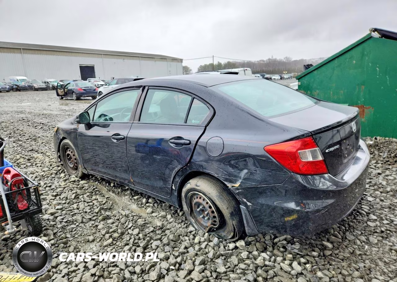2012 Hond Civic VIN:2HGFB2F5XCH319572 - 2