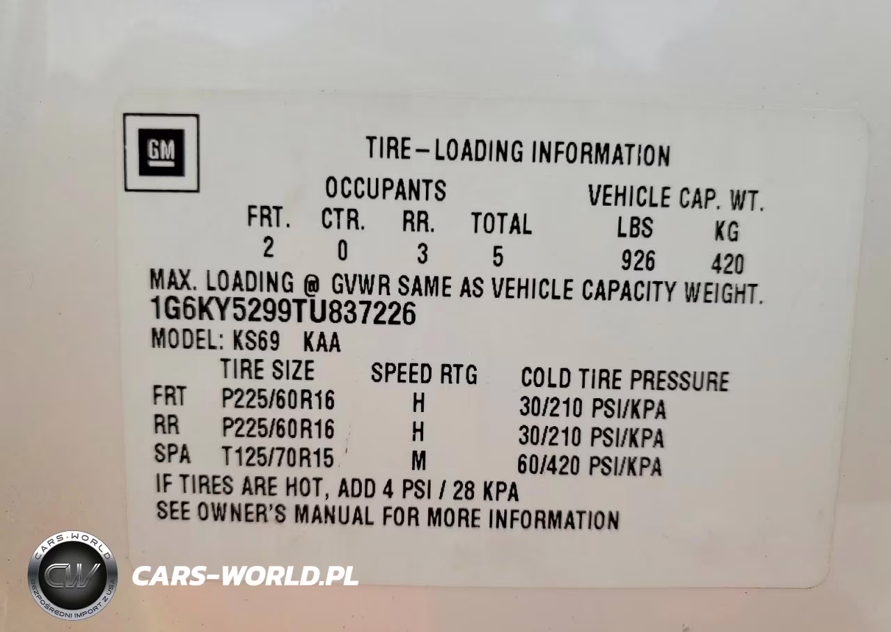 1996 Cadillac Fleetwood VIN:1G6KY5299TU837226 - 12