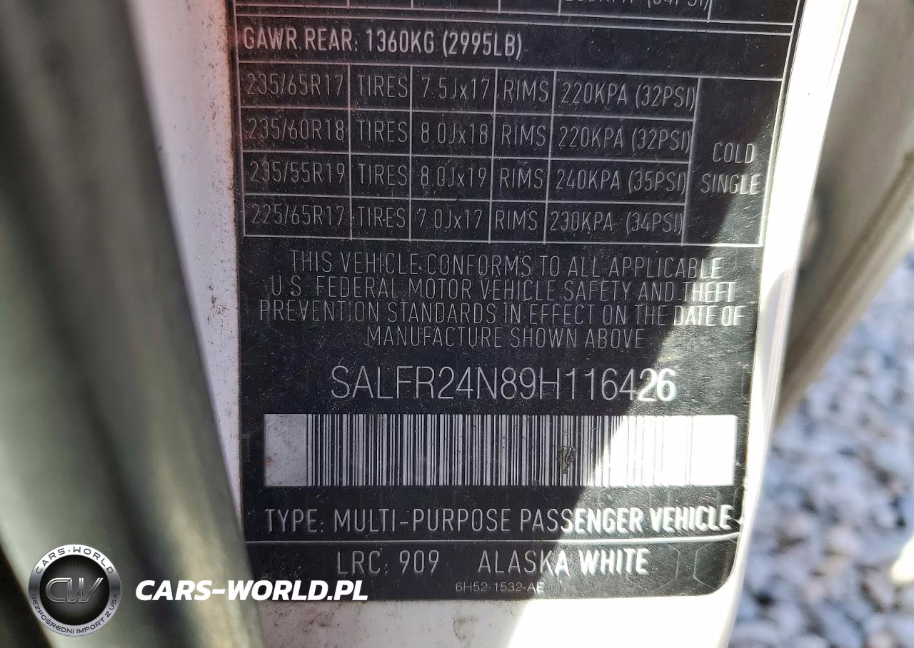 2009 Land Rover Lr2 Hse VIN:SALFR24N89H116426 - 13