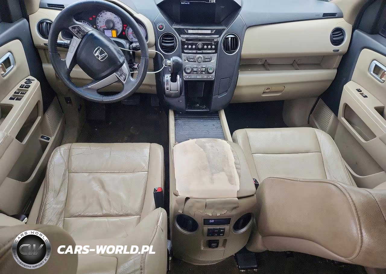 2013 Honda Pilot Exl VIN:5FNYF4H54DB072819 - 8