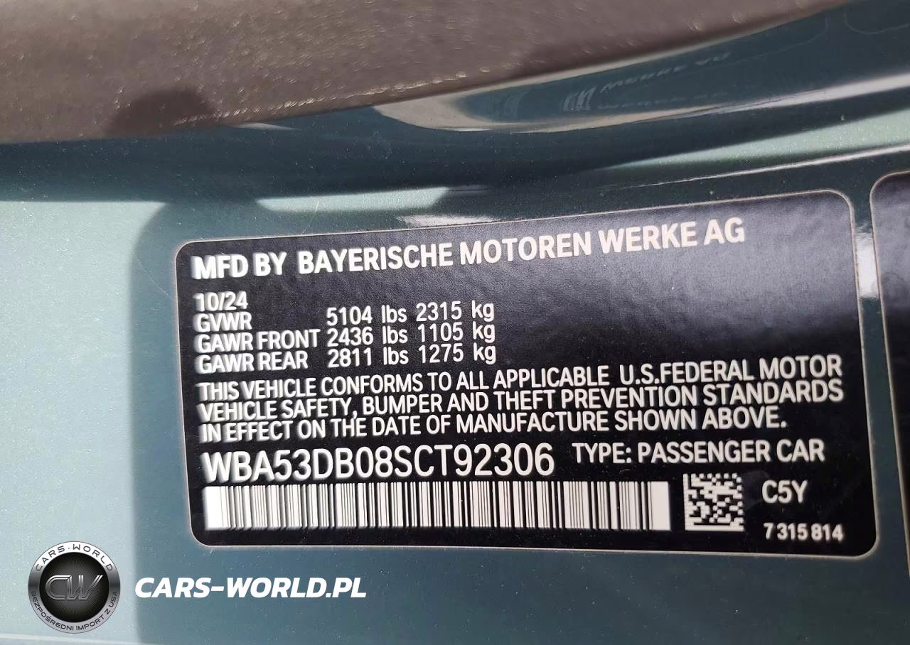 2025 BMW 430Xi VIN:WBA53DB08SCT92306 - 12