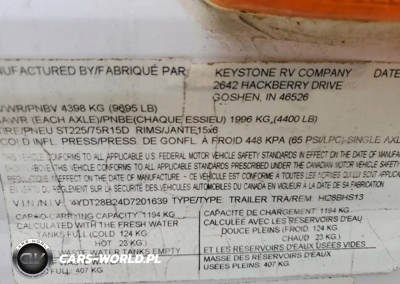 2013 Keystone Hideout Camper VIN:4YDT28B24D7201639 - 10