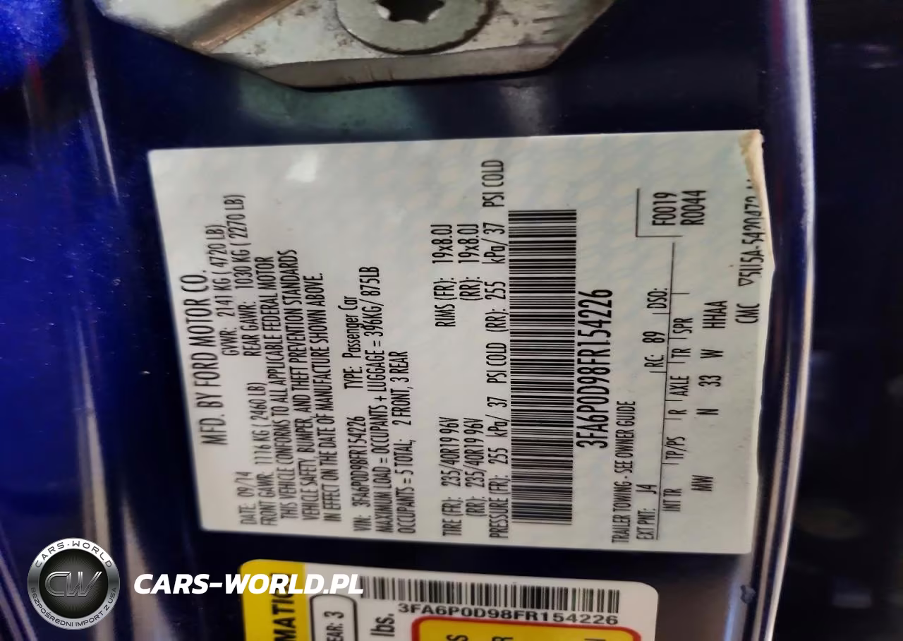 2015 Ford Fusion Titanium VIN:3FA6P0D98FR154226 - 13