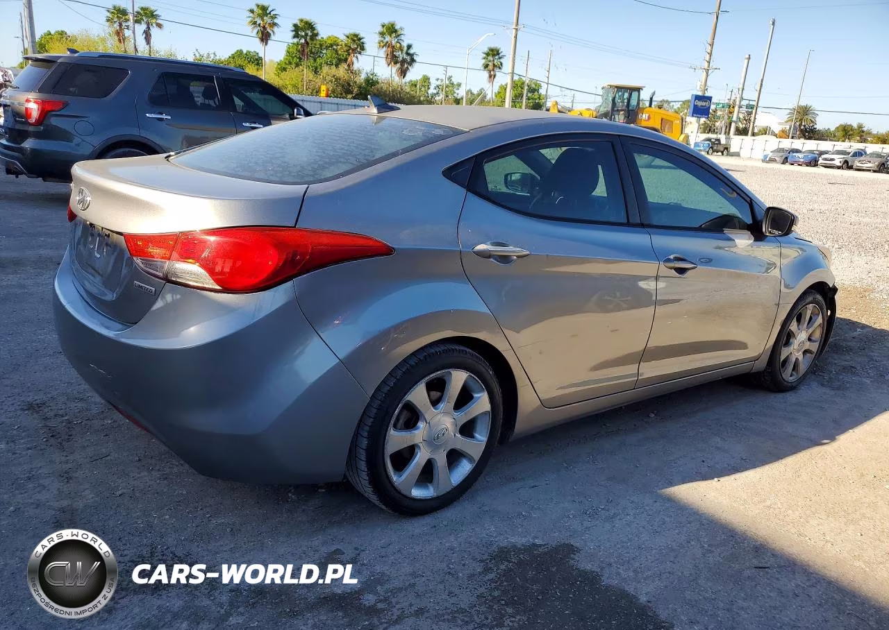 2012 Hyundai Elantra Limited VIN:KMHDH4AE5CU426206 - 3