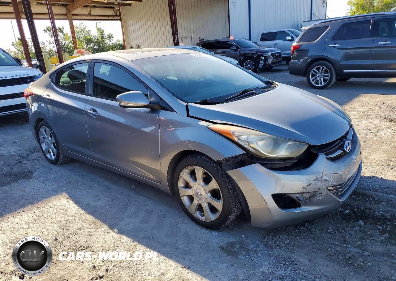 2012 Hyundai Elantra Limited VIN:KMHDH4AE5CU426206 - 4