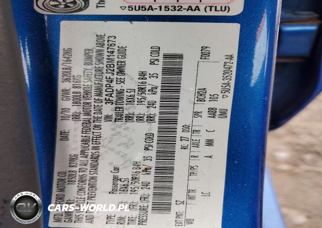 2011 Ford Fiesta Ses VIN:3FADP4FJ2BM147673 - 12