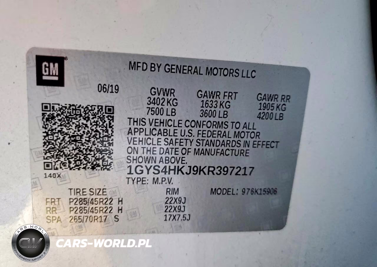 2019 Cadillac Escalade Esv Luxury VIN:1GYS4HKJ9KR397217 - 13