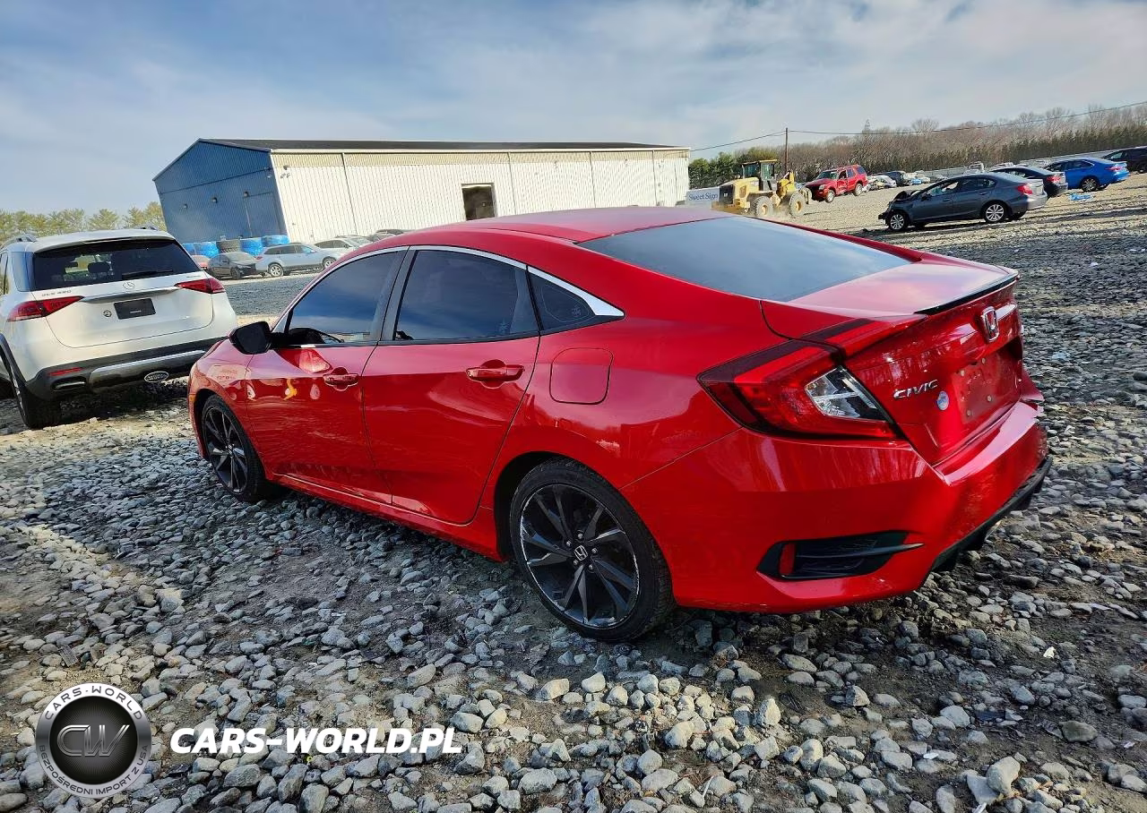 2020 Honda Civic Sport VIN:2HGFC2F8XLH543187 - 2