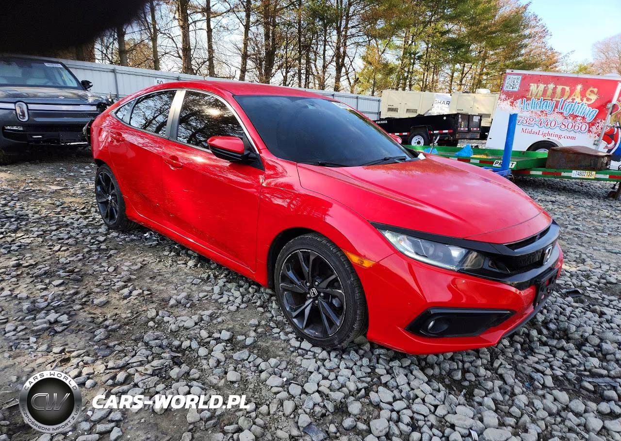 2020 Honda Civic Sport VIN:2HGFC2F8XLH543187 - 4