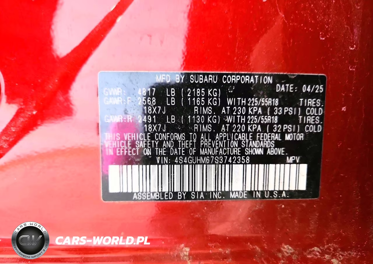 2025 Subaru Crosstrek Limited VIN:4S4GUHM67S3742358 - 12