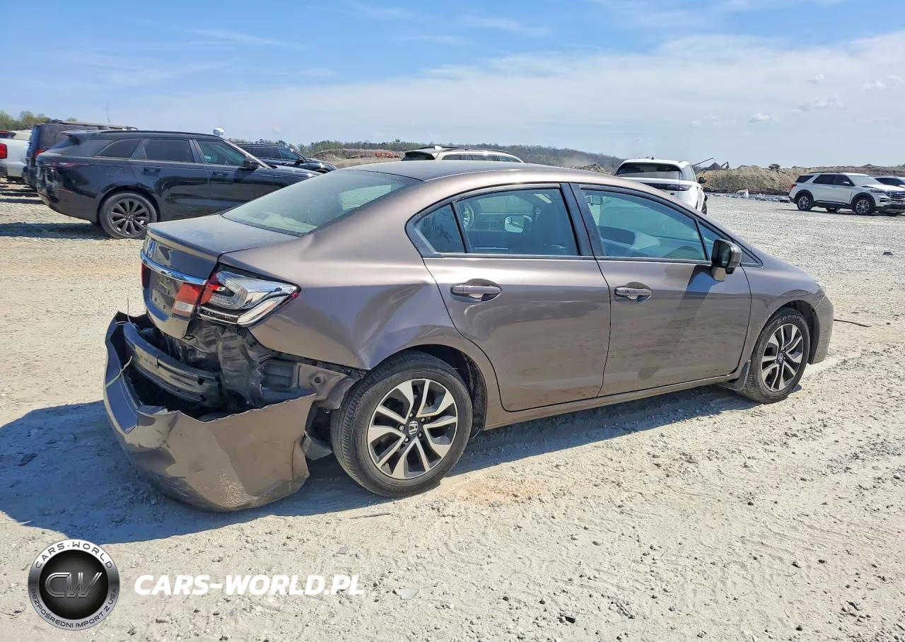 2014 Honda Civic Ex VIN:2HGFB2F84EH553381 - 3