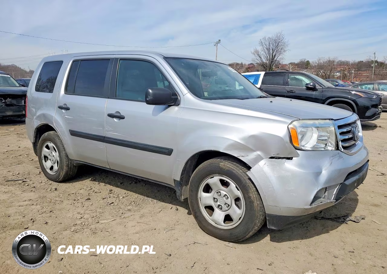 2013 Honda Pilot Lx VIN:5FNYF4H29DB038834 - 4