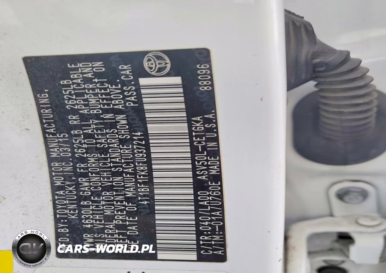 2015 Toyota Camry VIN:4T1BF1FK8FU937214 - 12