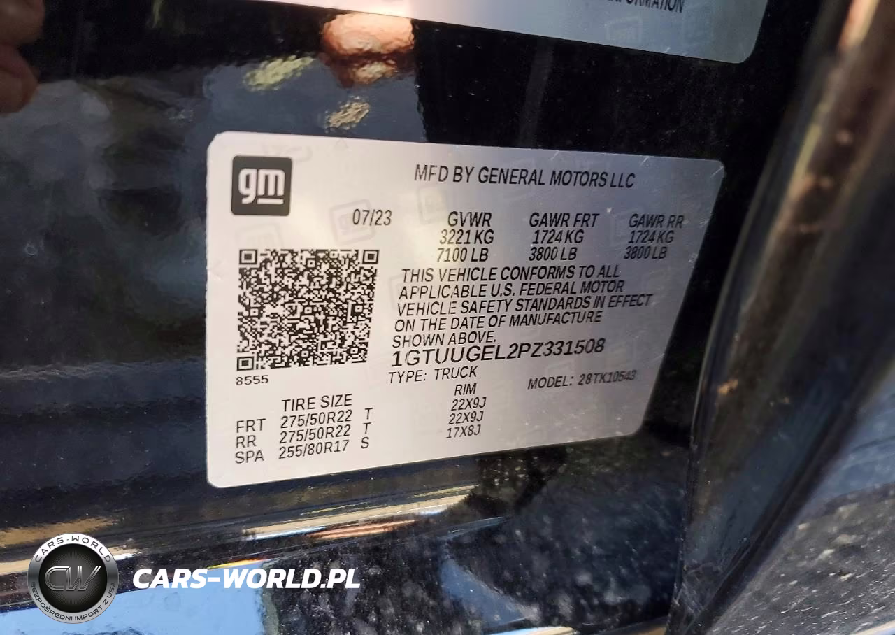 2023 GMC Sierra K1500 Denali VIN:1GTUUGEL2PZ331508 - 12