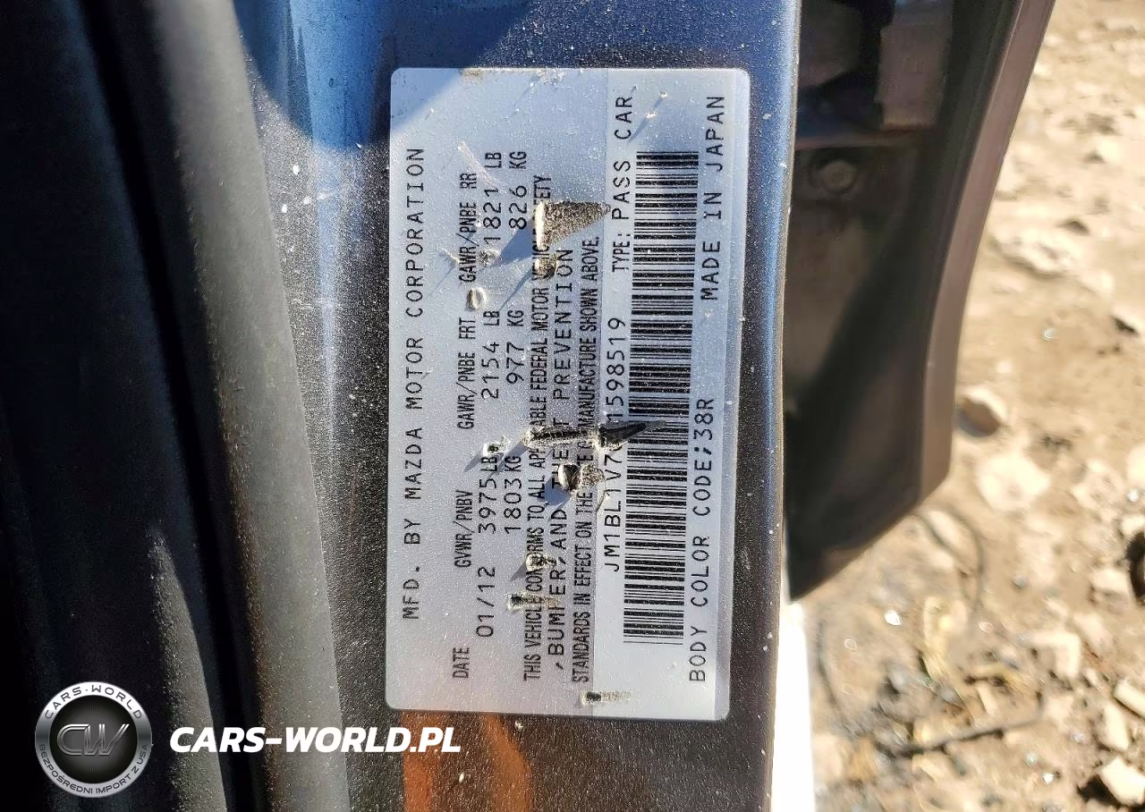 2012 Mazda 3 I VIN:JM1BL1V70C1598519 - 13