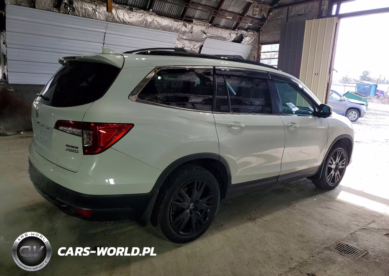 2022 Honda Pilot Se VIN:5FNYF6H27NB083476 - 3
