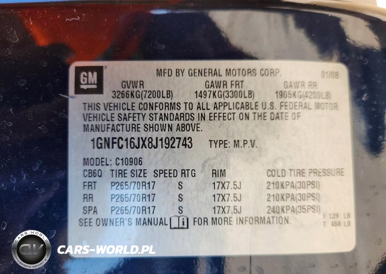 2008 Chevrolet Suburban C1500 Ls VIN:1GNFC16JX8J192743 - 13