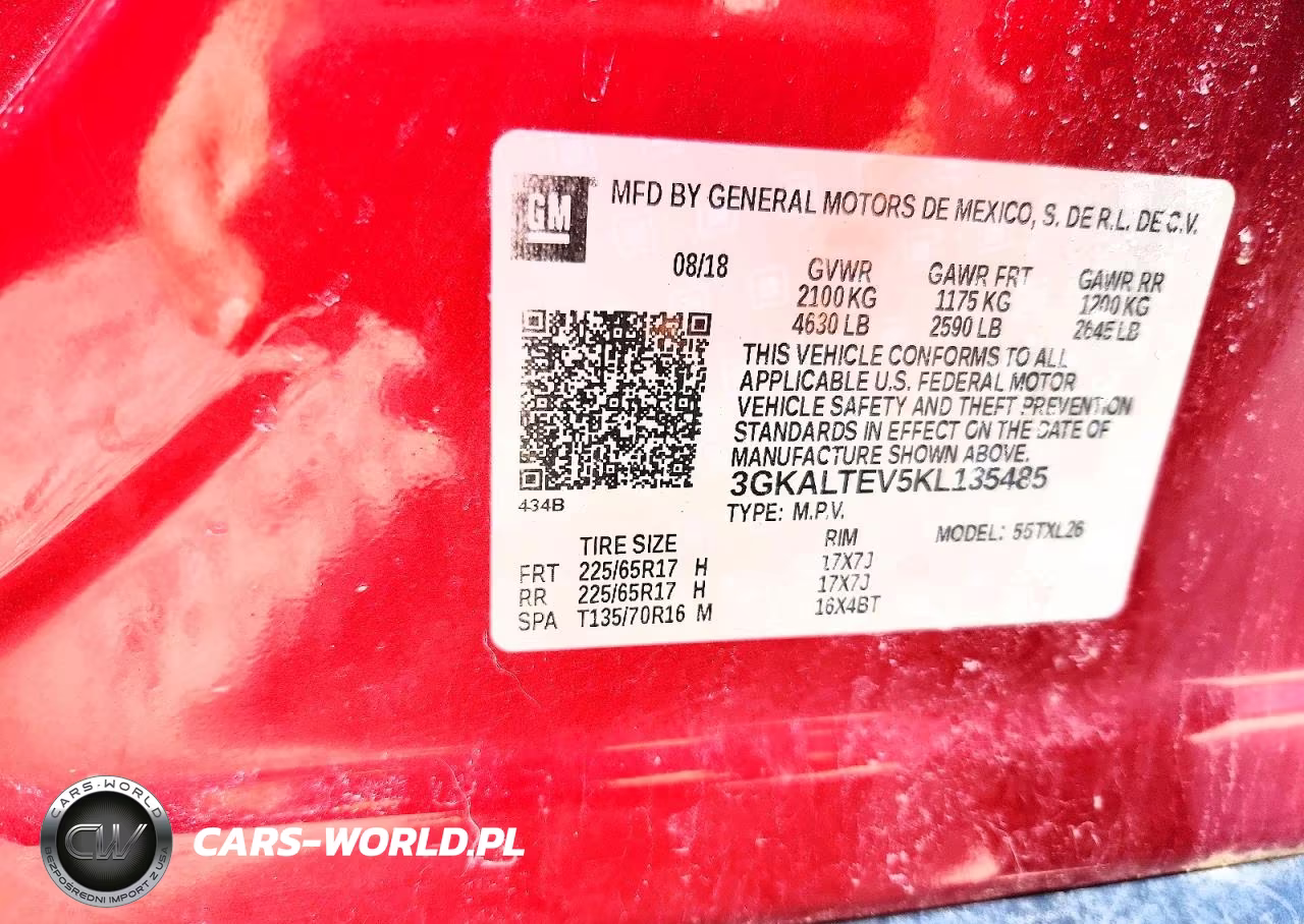 2019 GMC Terrain Sle VIN:3GKALTEV5KL135485 - 14