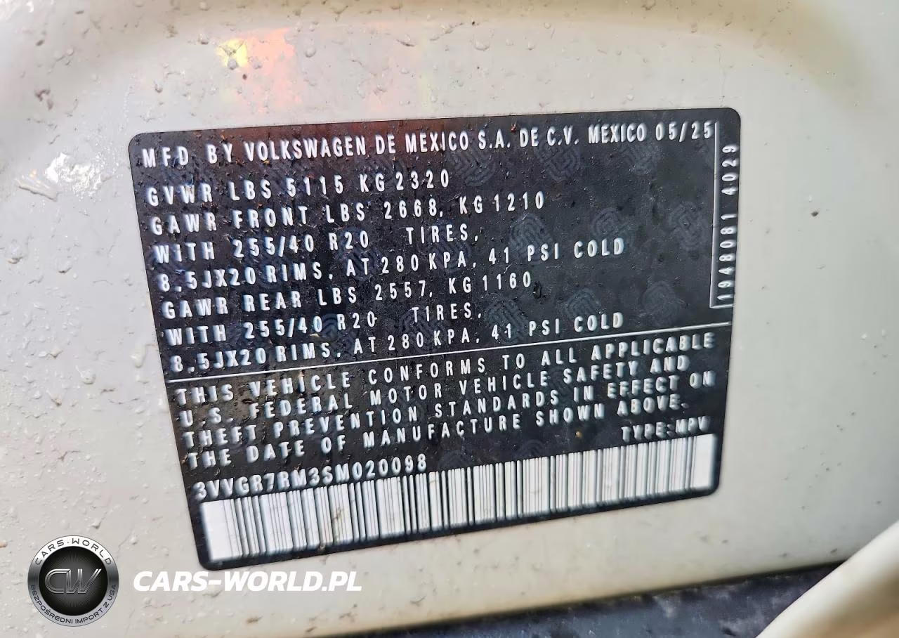 2025 Volkswagen Tiguan Se R-Line Black VIN:3VVGR7RM3SM020098 - 13