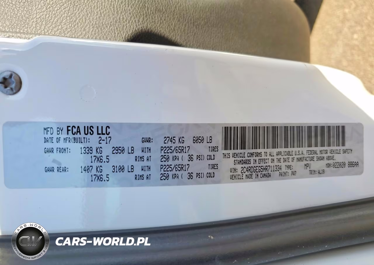2017 Dodge Grand Caravan Gt VIN:2C4RDGEG5HR711334 - 13