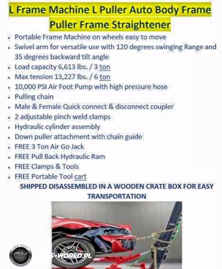 2026 Portable 2 Clamp Frame Puller Frame Straighte VIN:38912117 - 10