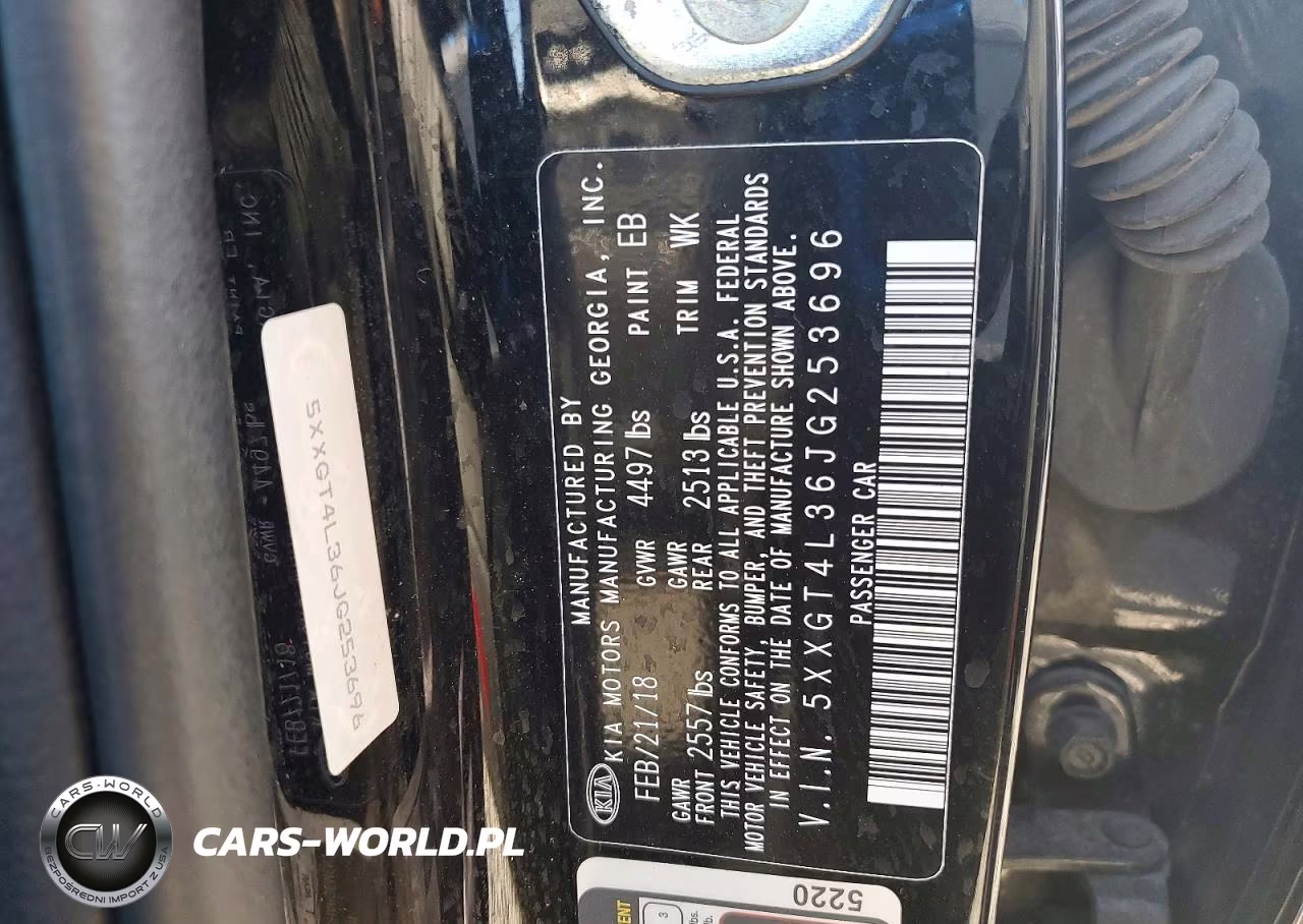 2018 Kia Optima Lx VIN:5XXGT4L36JG253696 - 12