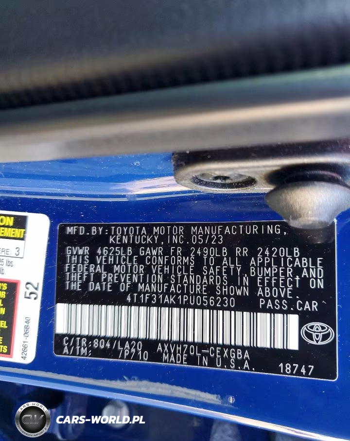 2023 Toyota Camry Hybrid Xle VIN:4T1F31AK1PU056230 - 13