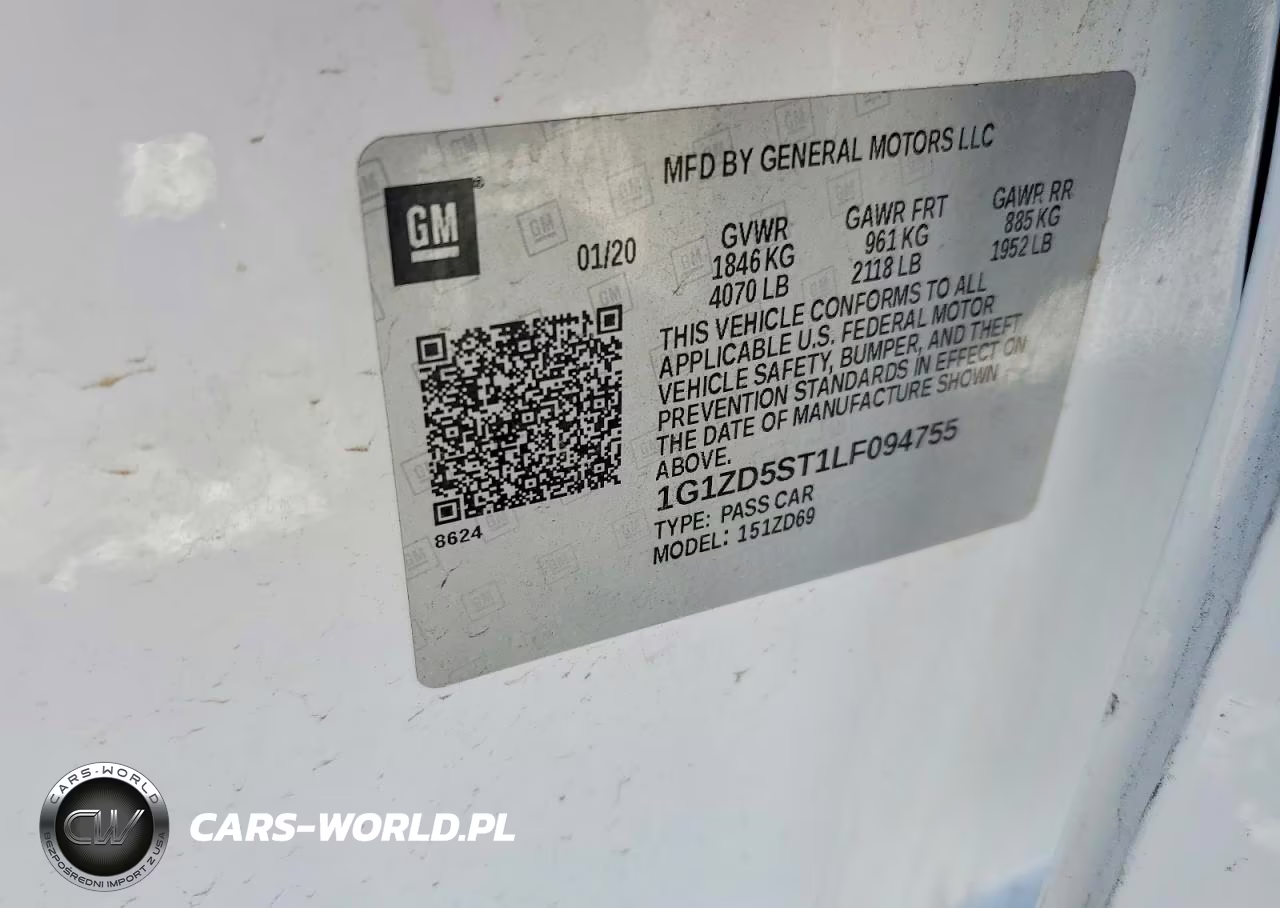2020 Chevrolet Malibu Lt VIN:1G1ZD5ST1LF094755 - 12