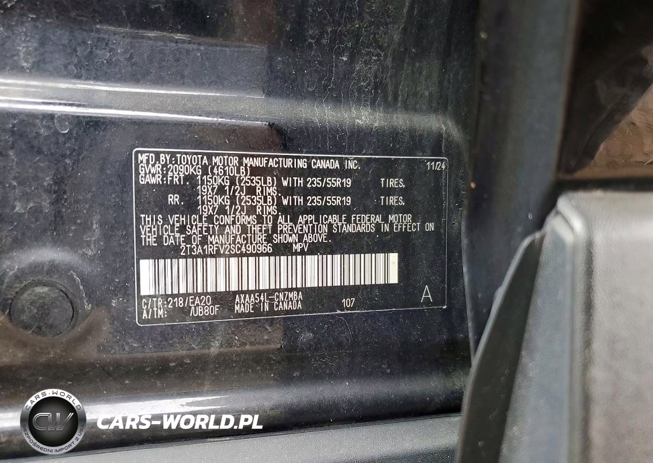 2025 Toyota Rav4 Xle Premium VIN:2T3A1RFV2SC490966 - 13