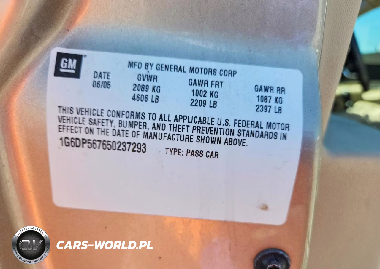 2005 Cadillac Cts Hi Feature V6 VIN:1G6DP567650237293 - 12