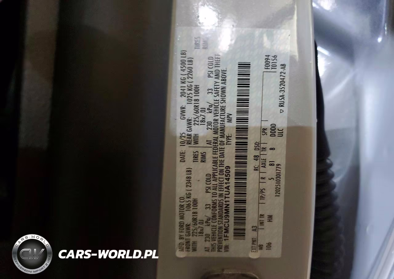 2026 Ford Escape St Line VIN:1FMCU9MN1TUA14509 - 13
