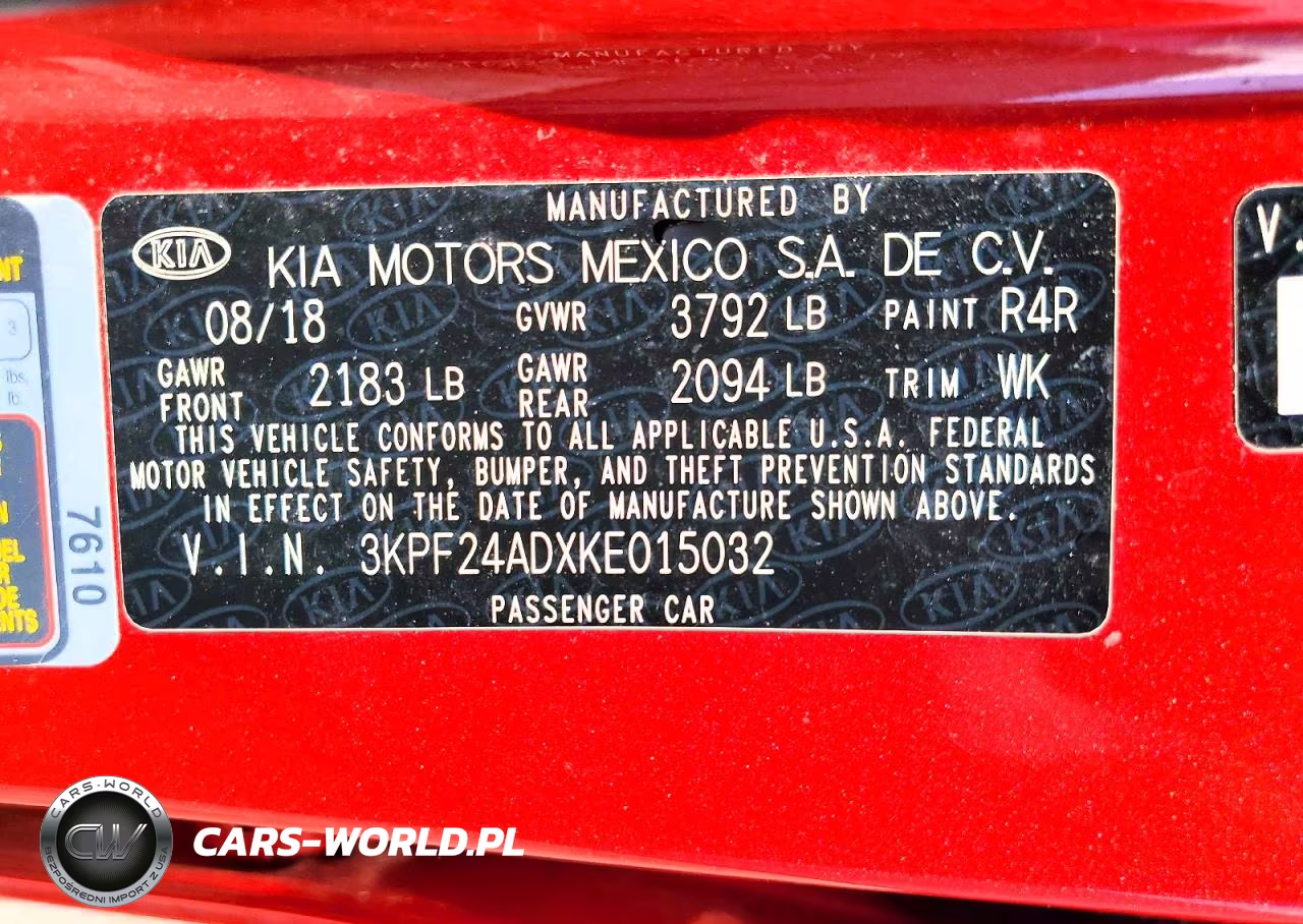 2019 Kia Forte Lxs VIN:3KPF24ADXKE015032 - 13