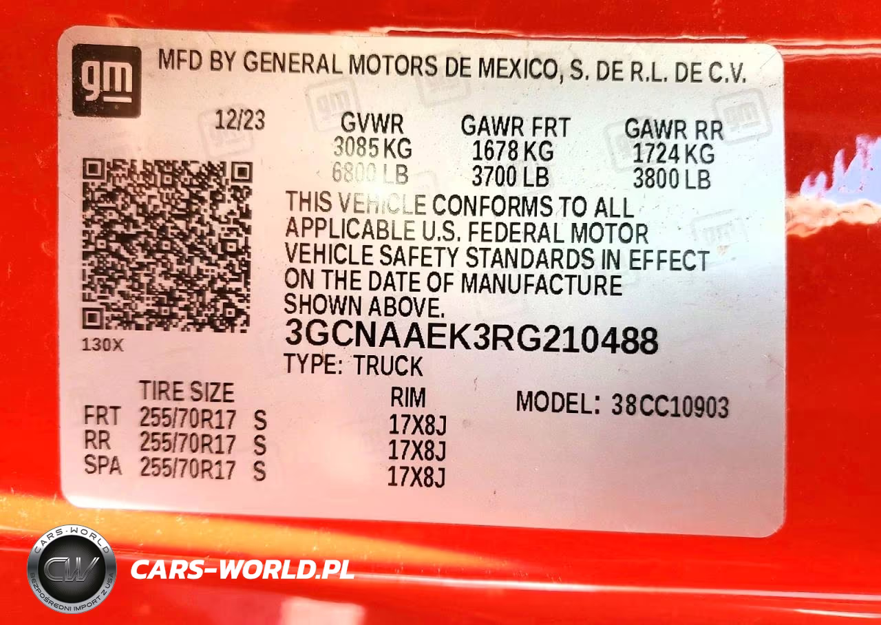 2024 Chevrolet Silverado C1500 VIN:3GCNAAEK3RG210488 - 13